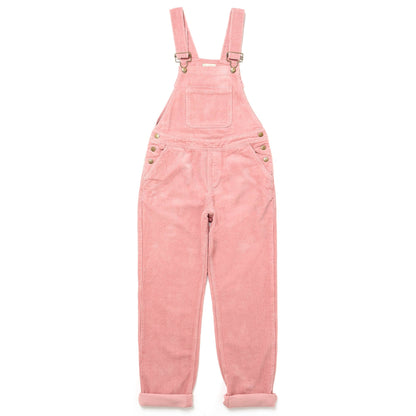 Adult Pink Chunky Cord Dungarees