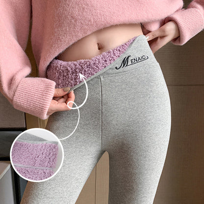 Hohe Taille Schlank Warme Baumwolle Hosen Plus Größe Bleistift