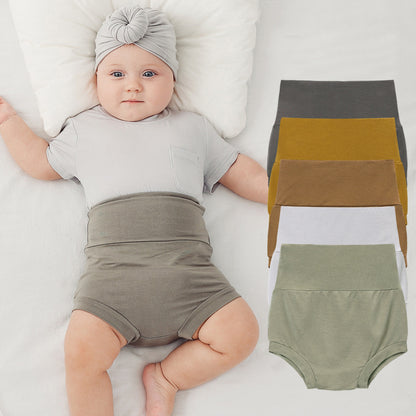 Pantalones cortos para recién nacidos de primavera y verano, nuevos calzoncillos para bebés de fibra de bambú