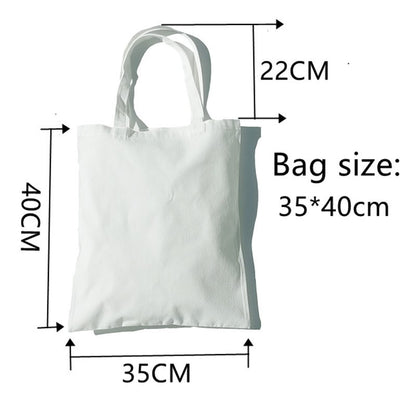 Halloween Printed Hand-held Canvas Shoulder Bag