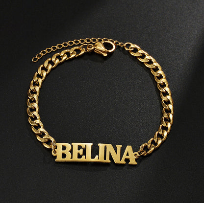 Personalized Letters Men's Bracelet English Name