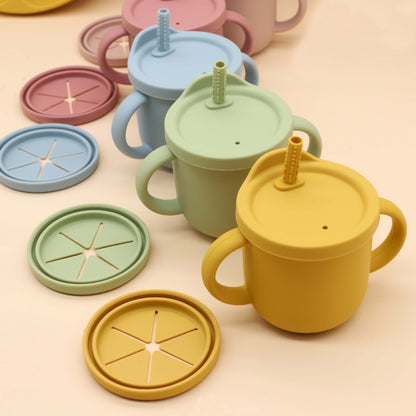 Juego de vajilla de silicona para alimentos complementarios para niños
