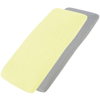 Crib Jersey Fitted Sheets 100% Cotton 40x90cm - Pack Of 4 - Fits All Models