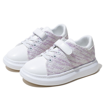 Kinder-Sneakers mit weicher Sohle und Klettverschluss für Mädchen