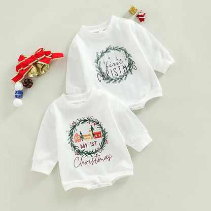 Onesie Jumpsuit Spring And Autumn Newborn Daily Wear Pajamas