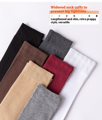 Women's High Silicone Non-slip Cotton Socks