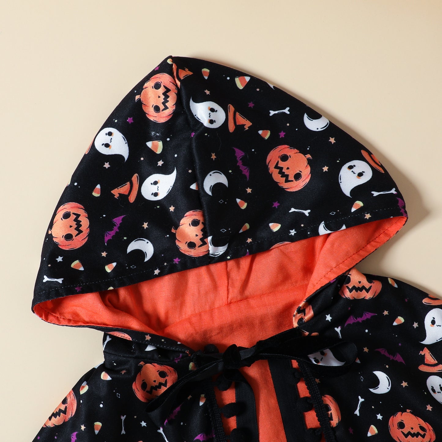 Halloween Skirt Suit Cloak Dress Two-piece Set