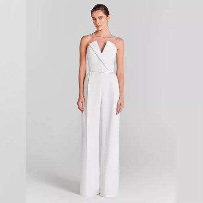 Jumpsuit mit Oberteil aus Schaumstoff und Netzstoff, lässiger Anzug