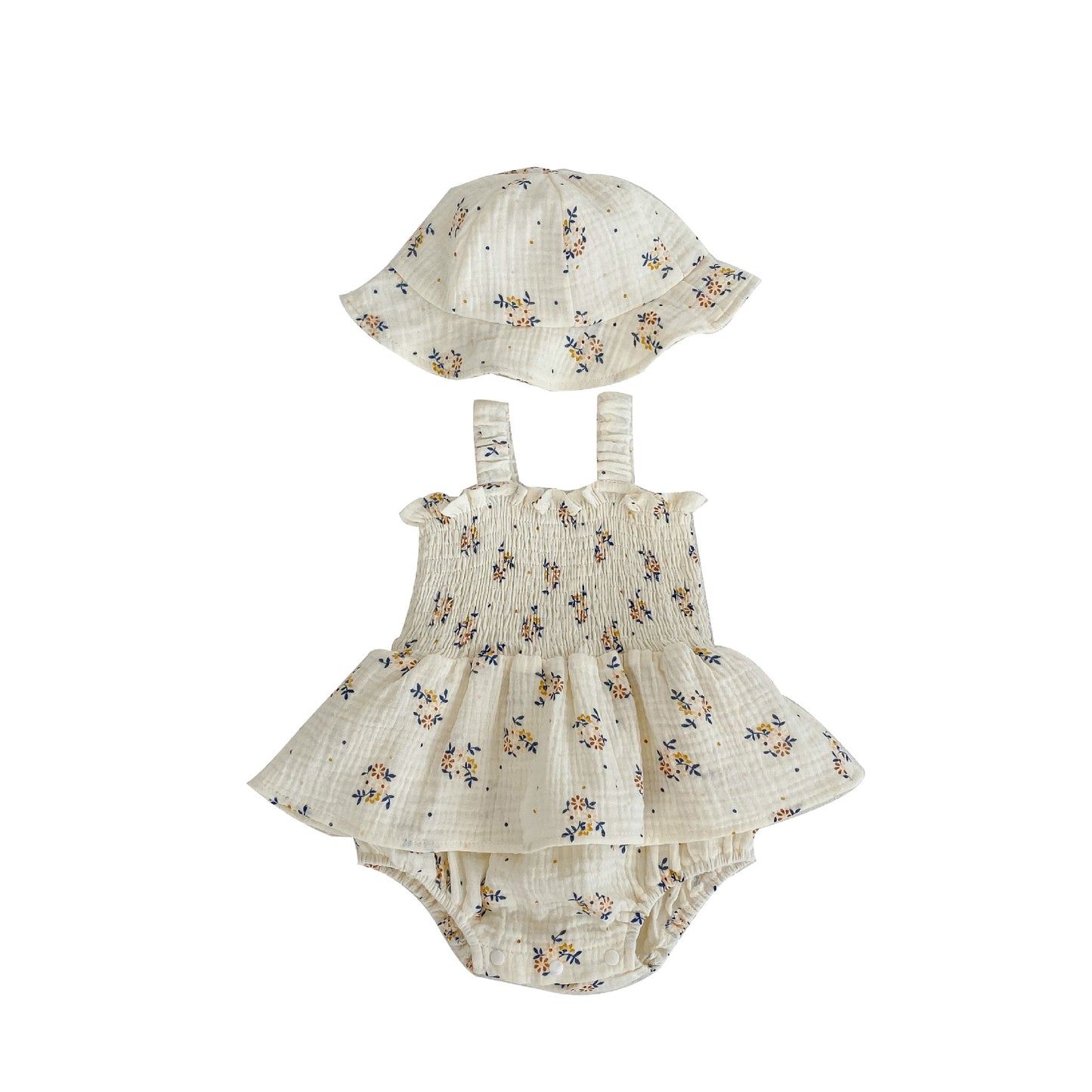 Baby Summer Clothes Sweet Floral Baby's Gown