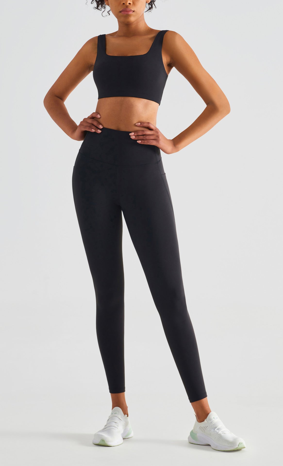 Pantalones de yoga de cintura alta para mujeres con realce de glúteos desnudos, mallas ajustadas para correr y hacer ejercicio
