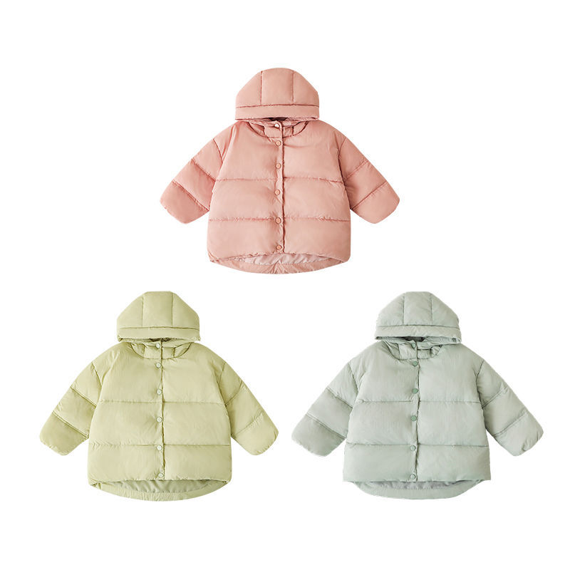 Chaqueta de plumas con capucha para niñas, estilo occidental, bonita