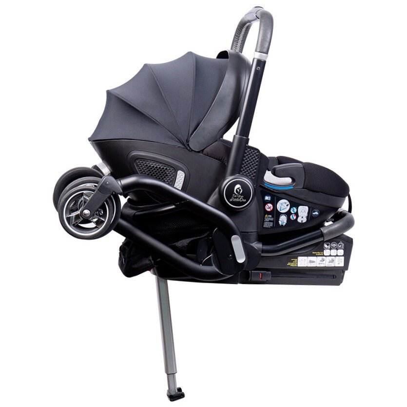 For Your Little One Qubi Infant Car Seat & Stroller & Base - Eclipse Black
