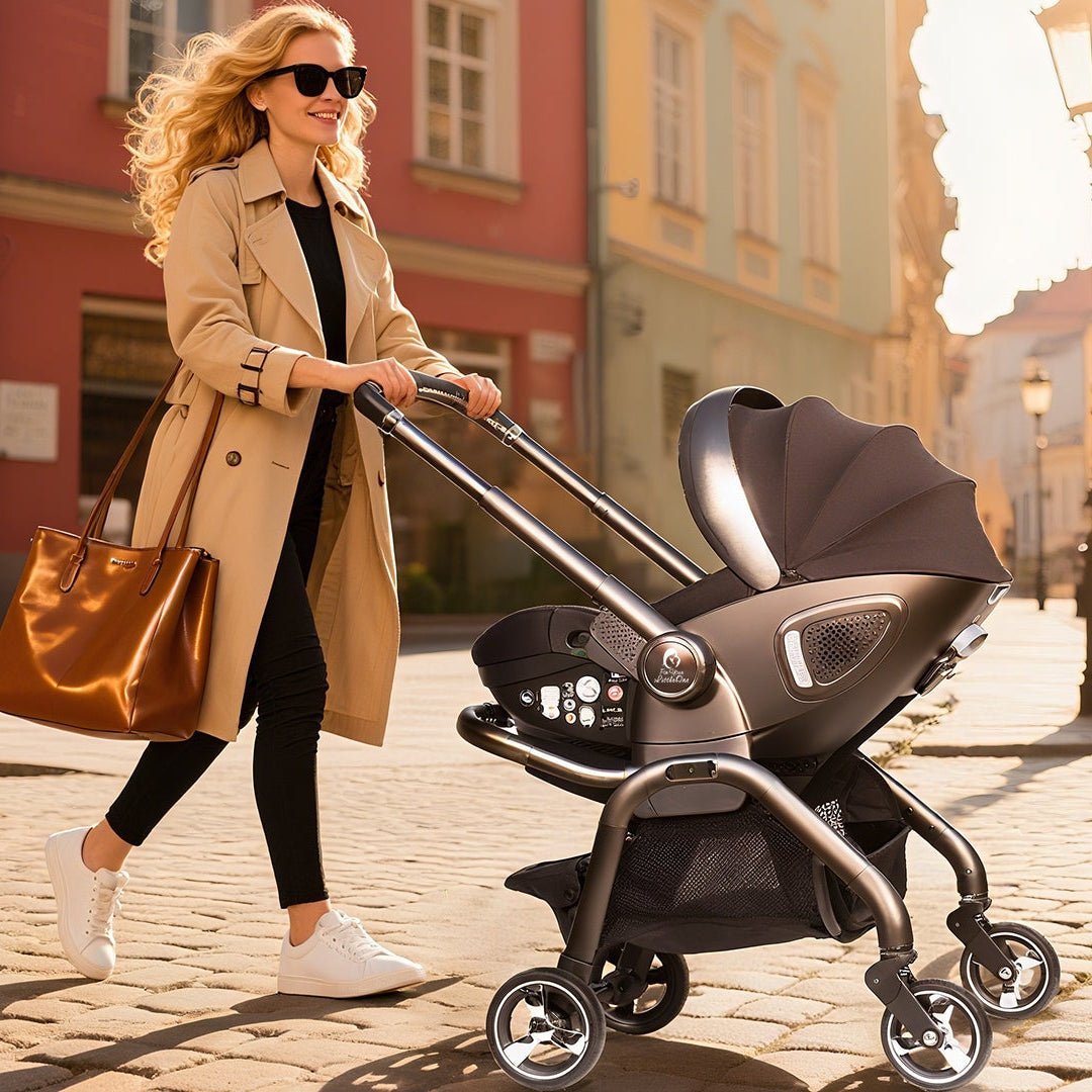 For Your Little One Qubi Infant Car Seat & Stroller - Eclipse Black