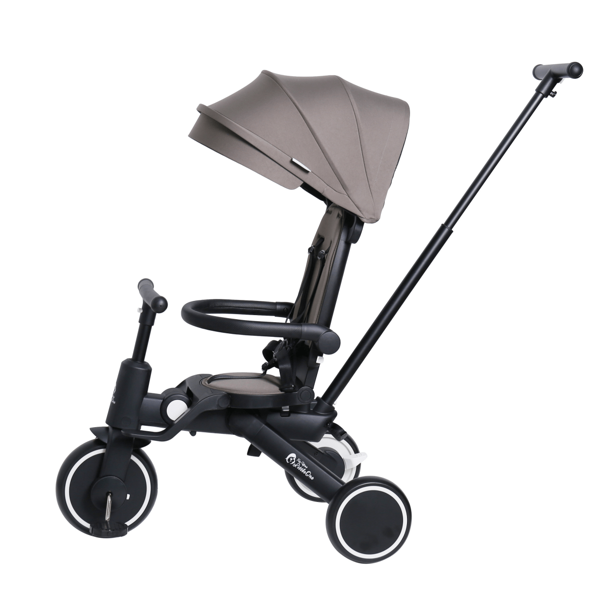 Foryourlittleone Xplor 6 in 1 Foldable Trike - Grey Olive (10m-5y)
