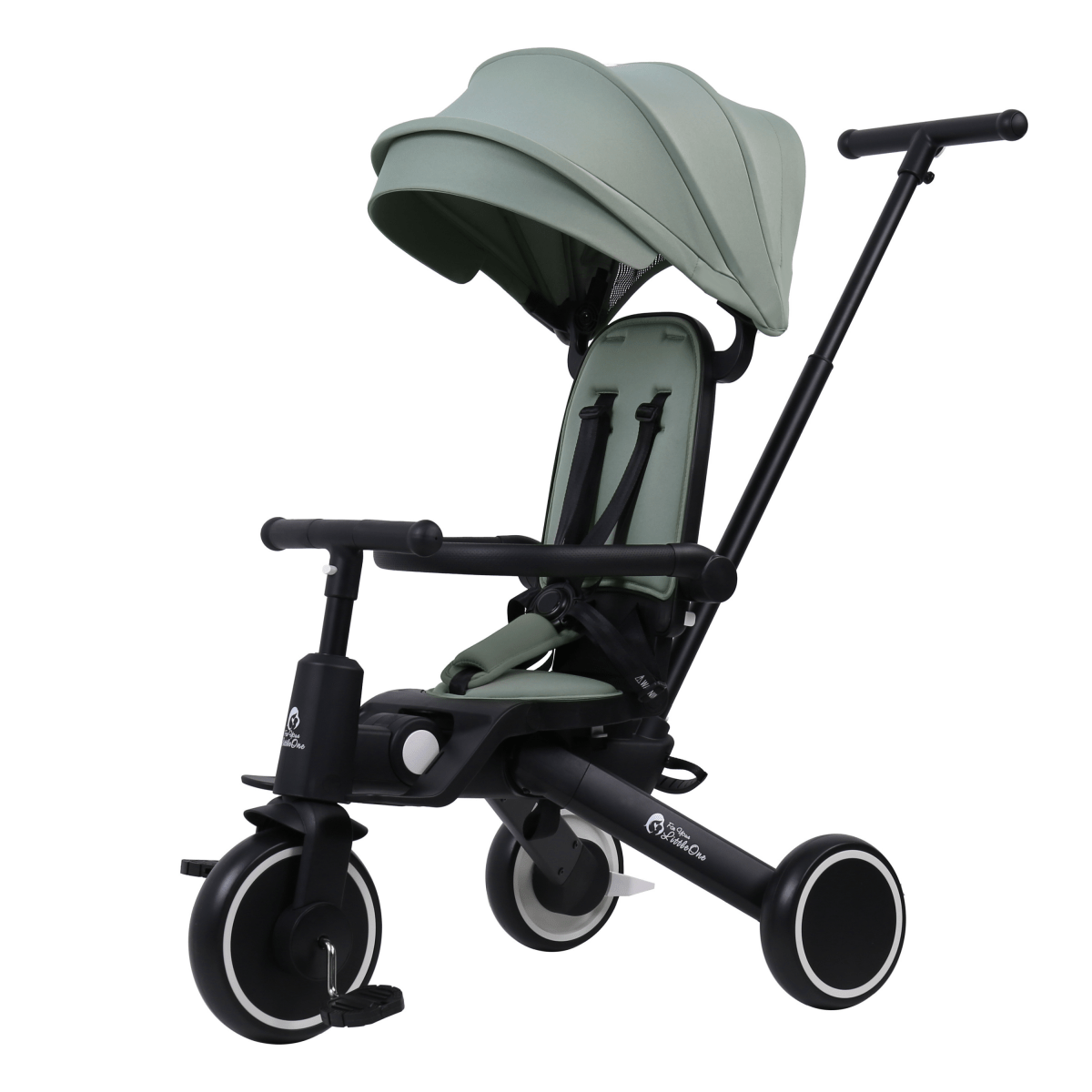 Foryourlittleone Xplor Plus 6 in 1 Foldable Trike - Green (10m-5y)