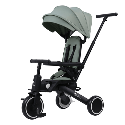 Foryourlittleone Xplor Ultimate 6 in 1 Foldable Trike - Green (10m-5y)