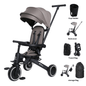 Foryourlittleone Xplor Ultimate 6 in 1 Foldable Trike - Grey Olive (10m-5y)