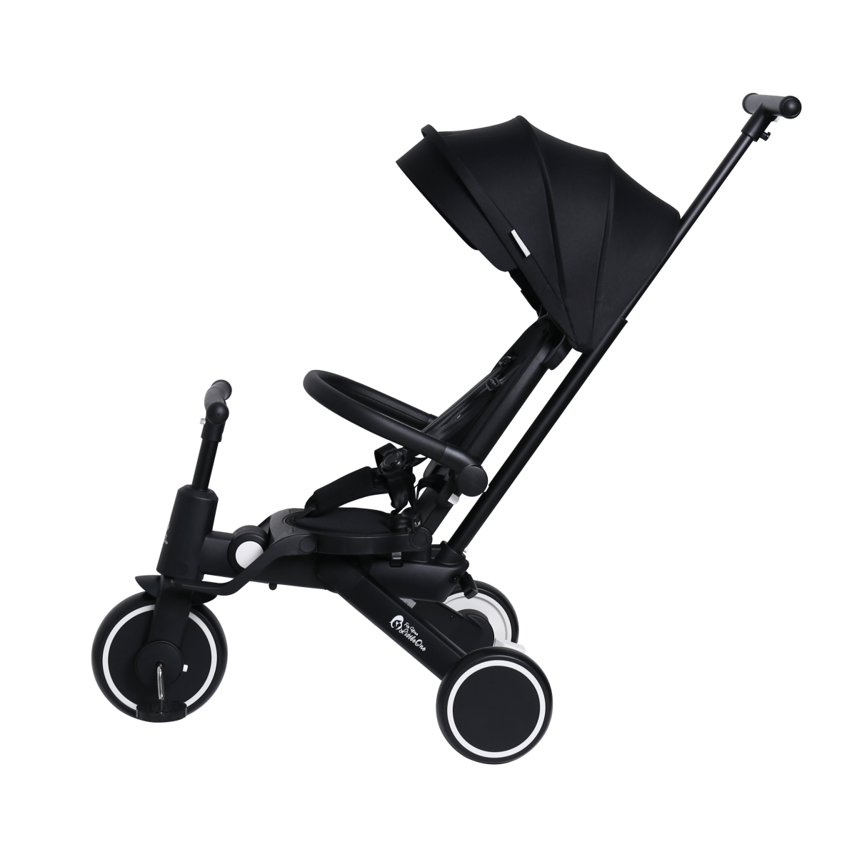 Foryourlittleone Xplor Plus 6 in 1 Foldable Trike - Jet Black (10m-5y)