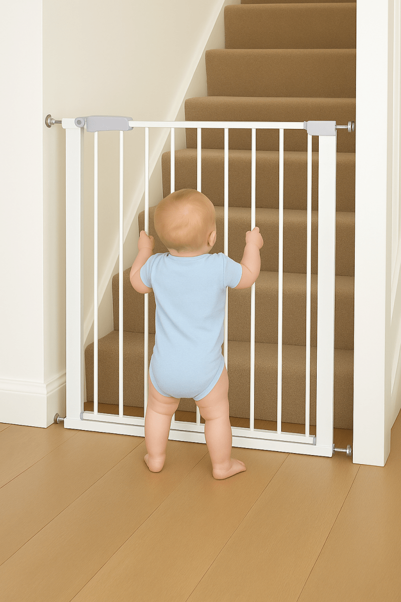 2x FYLO Baby Safety Stair Gate Pressure Fit  Extra Wide
