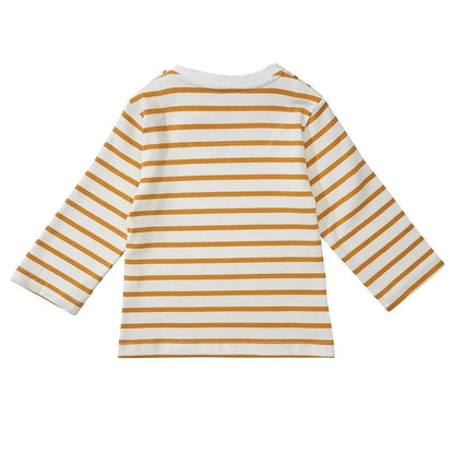 Ochre Breton Stripe Top