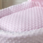 Pink Dimple Moses Basket Bedding Set