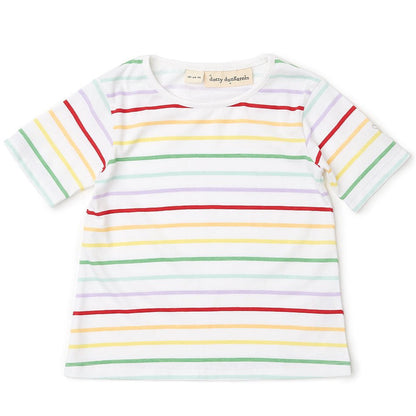 Rainbow Breton Stripe Summer T-Shirt