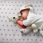 Spacesaver Cot Fitted Sheet 100% Cotton 100x52cm