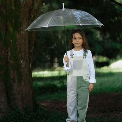 Waterlilies Patchwork Corduroy Dungarees