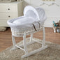 Wicker Baby Moses Basket With Stand