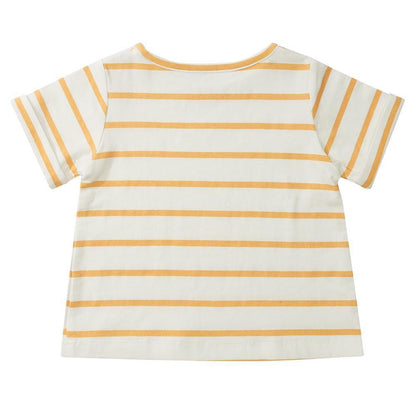 Yellow Breton Stripe Summer T-Shirt